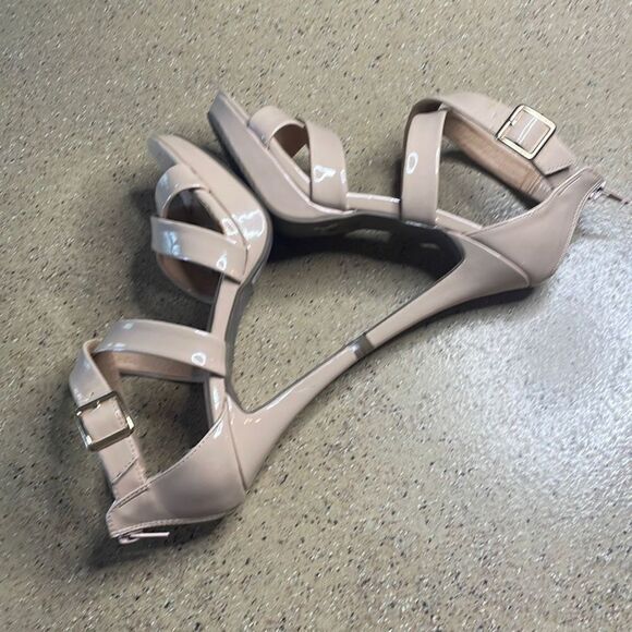 Report Livy Nude Patent Leather Platform Heels 7 - Picture 5 of 12